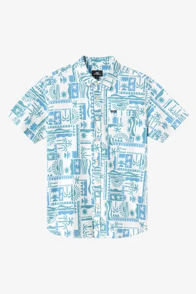 O'neill Men's Upf Slub Standard Fit Shirt In Multi