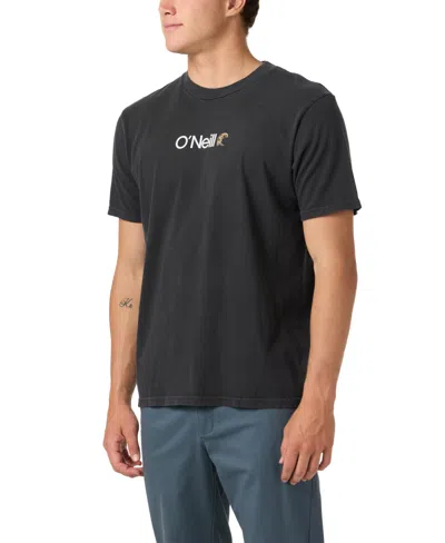 O'neill Men's Verbage Crewneck T-shirt In Black