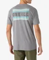 O'neill Men's Working Stiff Graphic Tees In Heather Grey
