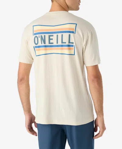 O'neill Men's Working Stiff Graphic Tees In Light Khaki