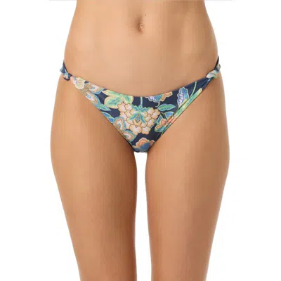 O'neill Mermaid Floral Atlantic Bikini Bottoms In Blue