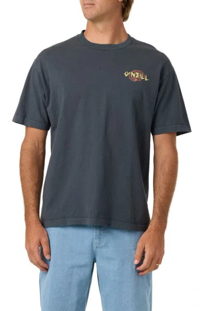 O'neill Micro Brain Cotton Graphic T-shirt In Blue