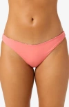 O'neill Mila Reversible Hipster Bikini Bottoms In Pink