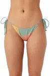 O'neill Mirage Colorblock Maracas Tie Side Bottoms In Multi Color In Multi