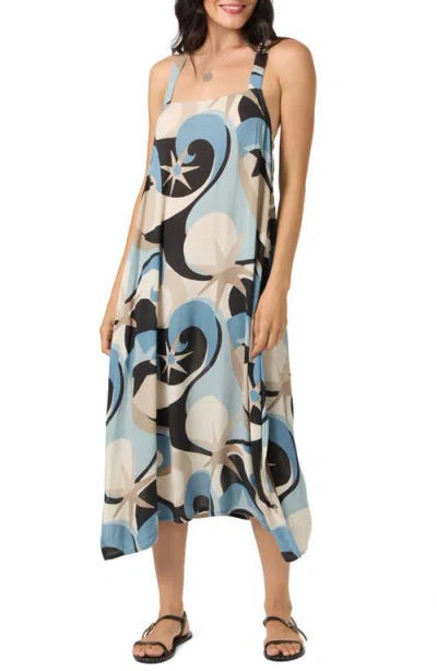 O'NEILL O'NEILL MIRANDA FLORAL COVER-UP DRESS