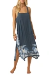 O'neill Miranda Floral Cover-up Dress In Slate