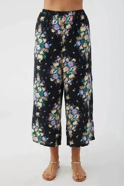 O'neill Miriam Floral Pants In Black