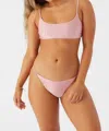 O'neill Mizi Metallic Redondo Bottoms In Rose Eleg In Pink