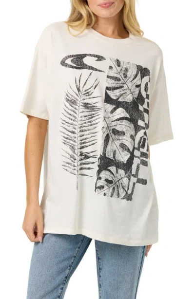 O'neill Monsterra Oversized Graphic T-shirt In Neutral