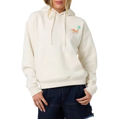 O'neill Motu Hawaii Relaxed Hoodie In White