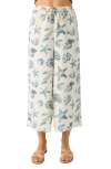 O'neill Murrie Seashell Print Crop Drawstring Pants
