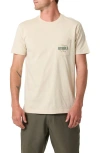 O'neill Name Badge Pocket Graphic T-shirt In Neutral