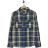 O'neill Nash Plaid Flannel Button-up Shirt In Blue