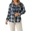 O'neill Nash Plaid Flannel Button-up Shirt In Slate