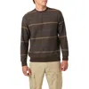 O'neill Nash Stripe Crewneck Sweatshirt In Brown