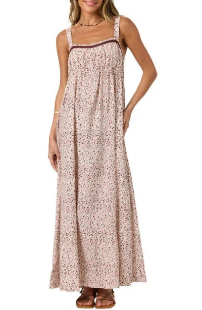 O'neill Natasha Ditsy Floral Maxi Dress In Neutral