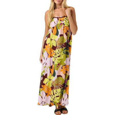 O'neill Natasha Tropical Maxi Dress In Multi