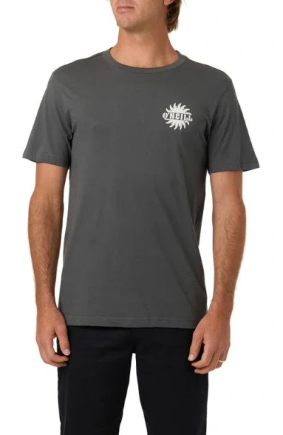 O'neill Navigate Graphic T-shirt In Gray