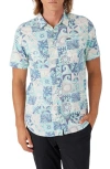 O'NEILL OASIS ECO MODERN SLIM FIT SHORT SLEEVE BUTTON-UP SHIRT