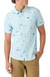 O'neill Oasis Eco Modern Standard Shirt In Sky Blue