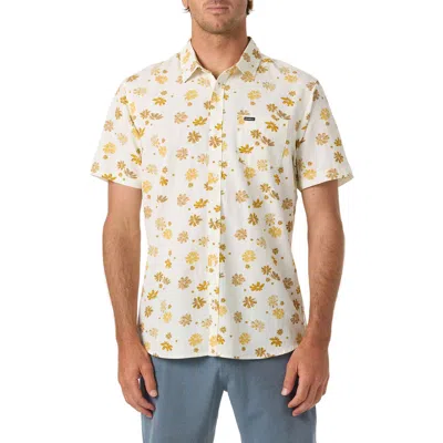 O'neill Oasis Floral Short Sleeve Button-up Shirt In Multi