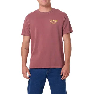 O'neill Og Convene Vintage Graphic T-shirt In Brown