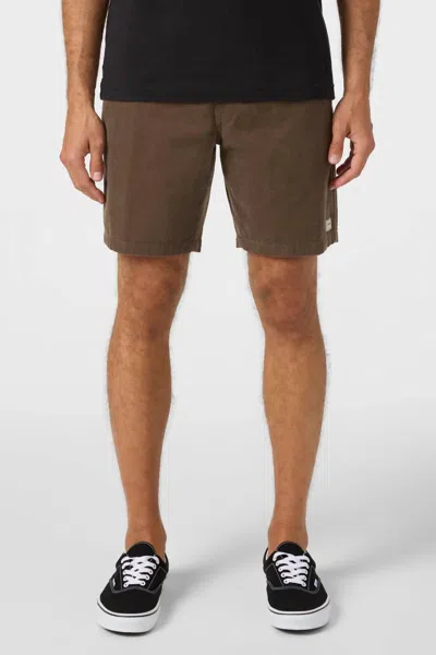 O'neill Og Cord Shorts In Chocolate Chip In Brown