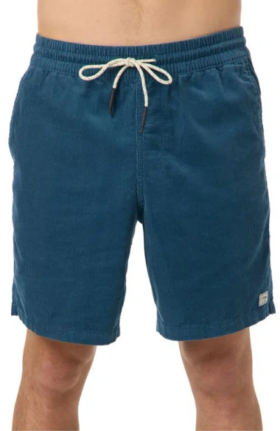 O'neill Og Corduroy Drawstring Shorts In Blue