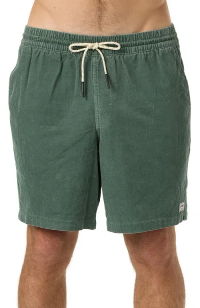 O'neill Og Corduroy Drawstring Shorts In Green
