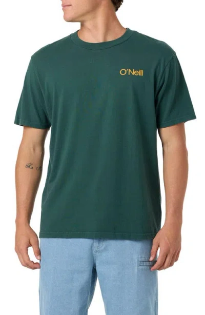 O'neill Og Curl Graphic T-shirt In Green