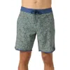 O'neill Og Print Scallop Swim Trunks In Seagrass