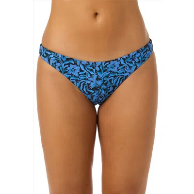 O'neill Og Rockley Seersucker Hipster Bikini Bottoms In Blue