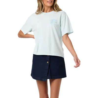 O'neill Og Salty Circle Surfer Graphic T-shirt In White