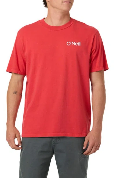 O'neill Og Surfer Graphic T-shirt In Red