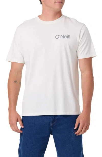 O'neill Og Surfer Vintage Graphic T-shirt In White