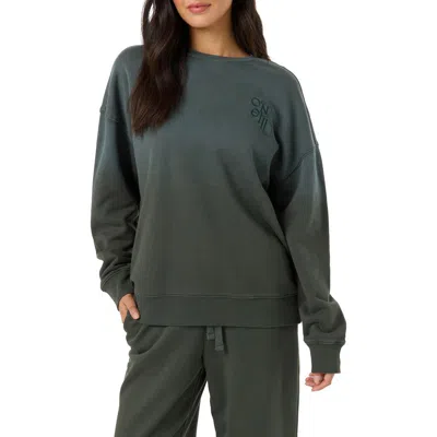 O'neill Og Vintage Oversized Sweatshirt In Green