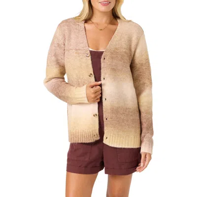 O'neill Ombre Cardigan In Multi