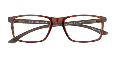 O'neill Ono 4505 101 Men's Glasses Red Size 54 - Free Lenses - Blue Light Block Available In Brown
