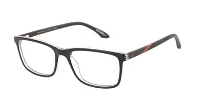 O'neill Ono 4546 104 Men's Glasses Black Size 56 - Free Lenses - Blue Light Block Available In Black On Clear