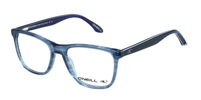 O'neill Ono 4605 106 Men's Glasses Blue Size 53 - Free Lenses - Blue Light Block Available In Transparent Blue Horn