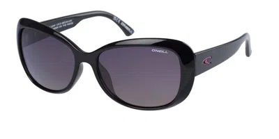 O'neill Ons 9010 2.0 Polarized 104p Occhiali Da Sole Neri Per Donna In Black