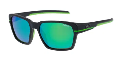 O'neill Ons 9027 2.0 Polarized 104p Occhiali Da Sole Neri Per Uomo In Multi