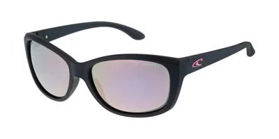 O'neill Ons 9032 2.0 Polarized 104p Occhiali Da Sole Neri Per Donna In Black