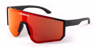 O'neill Ons 9038 2.0 104 Polarized Red Occhiali Da Sole Neri Per Uomo In Multi