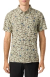 O'neill Men's Original Eco Print Standard Shirt In Seagrass