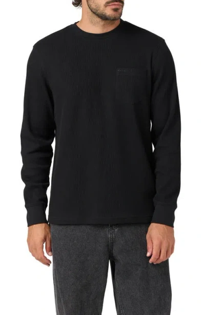 O'neill Overland Long Sleeve Thermal Pocket T-shirt In Black