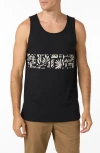 O'neill Papercut Graphic Tank In Black