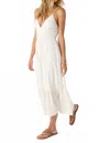 O'neill Pilar Midi Sundress In White