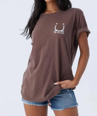 O'neill Prickly Pear Tee In Mocha In Brown