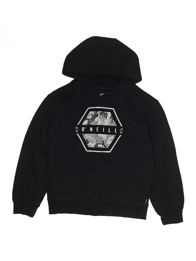 Pre-owned O'neill Kids' Pullover Hoodie In Black
